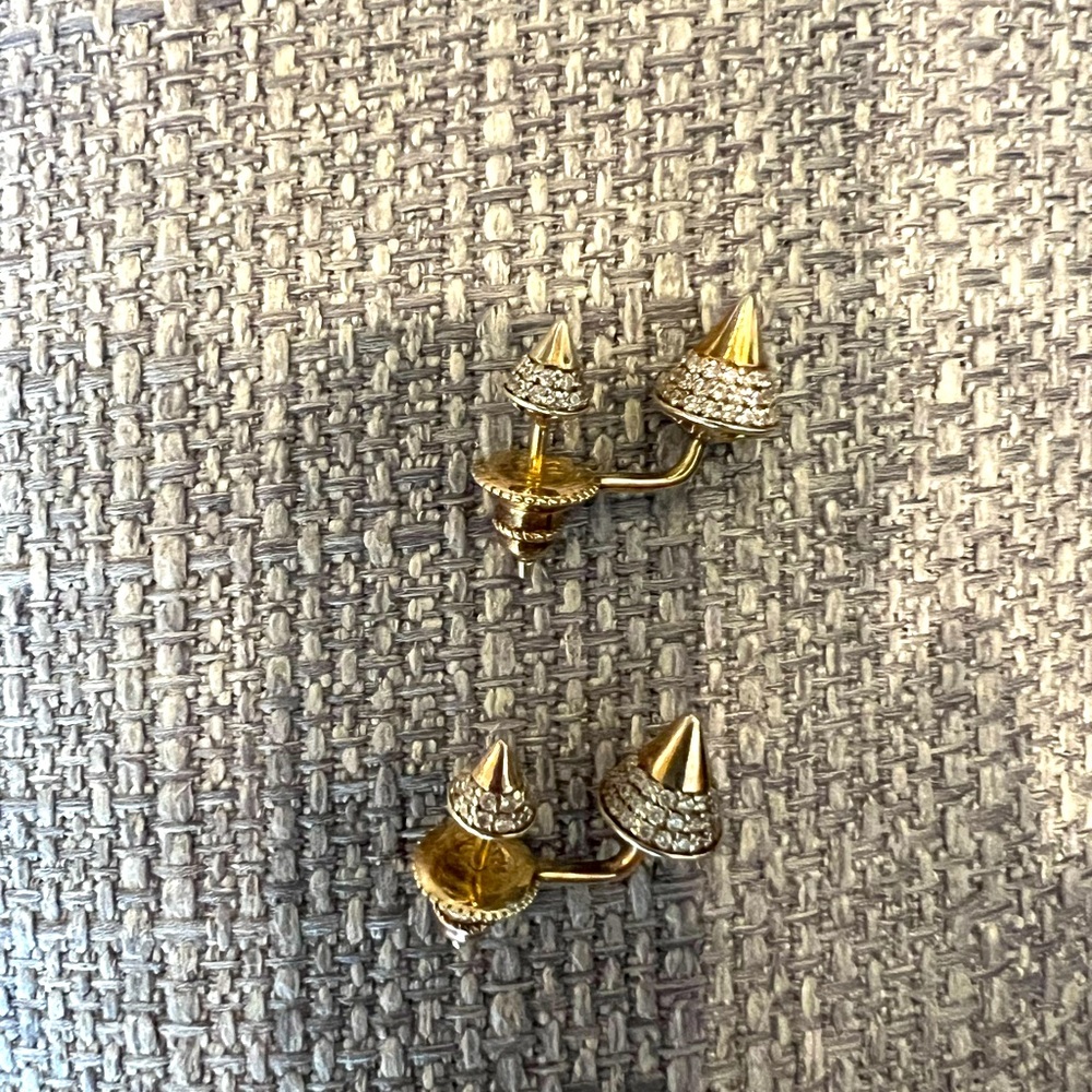 Crystal studded earrings